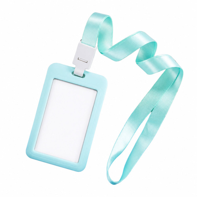 ID Badge Holder With Long Lanyard