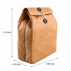 Insulated Thermal Kraft Paper Lunch Bag