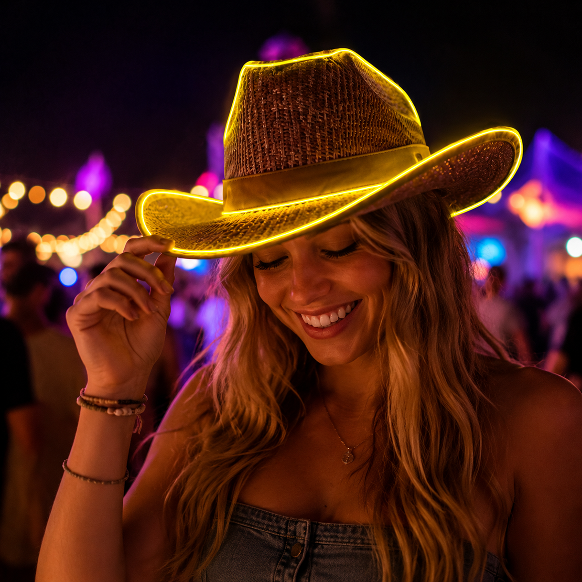 LED Cowboy Hat