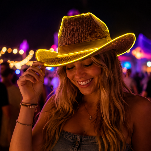 LED Cowboy Hat