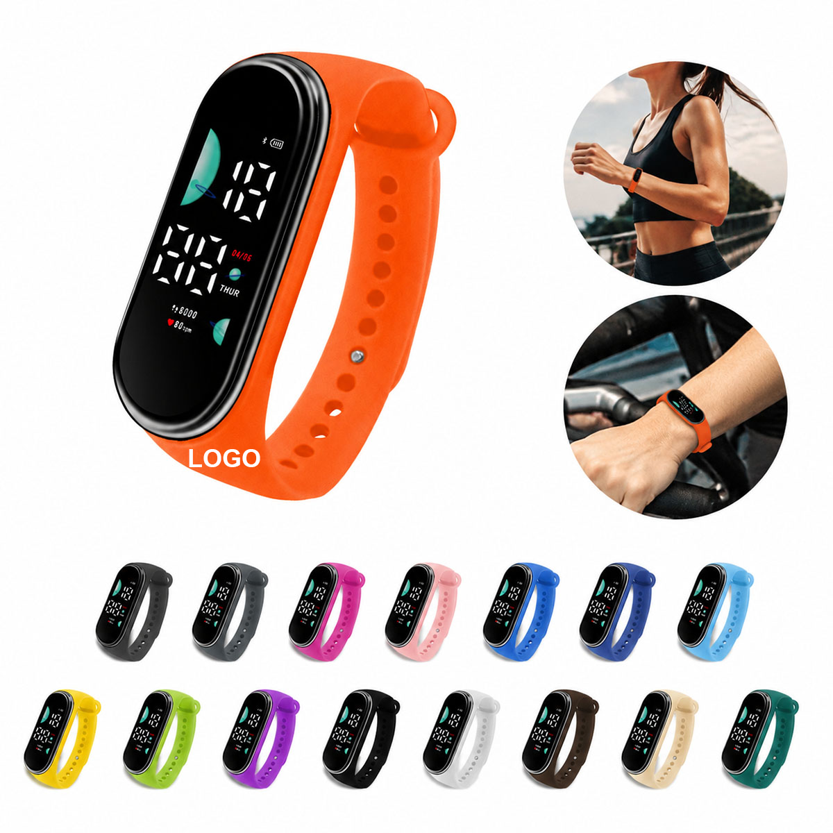 LED Digital Sport Watch