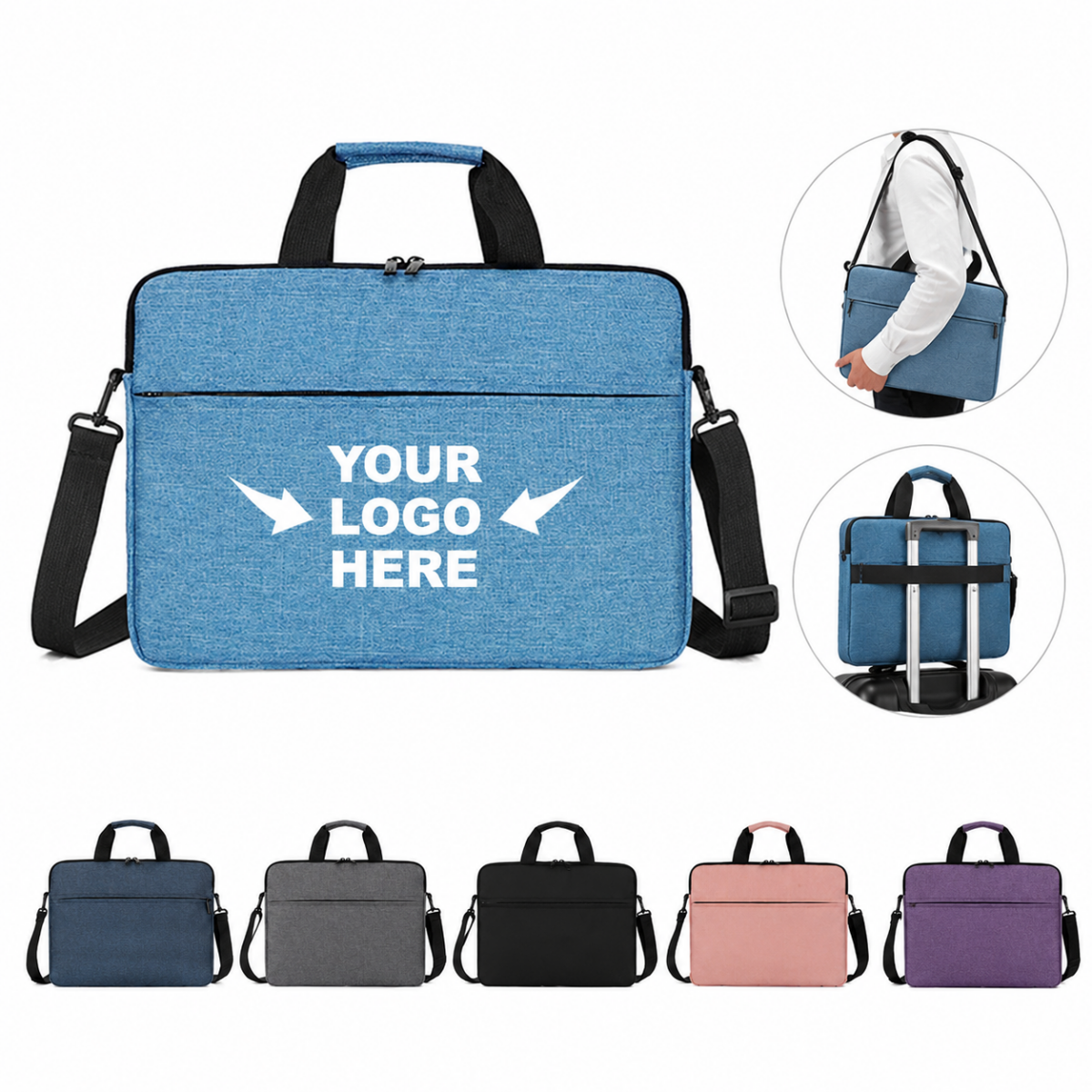 Laptop Briefcase Computer Carrying Case Bag