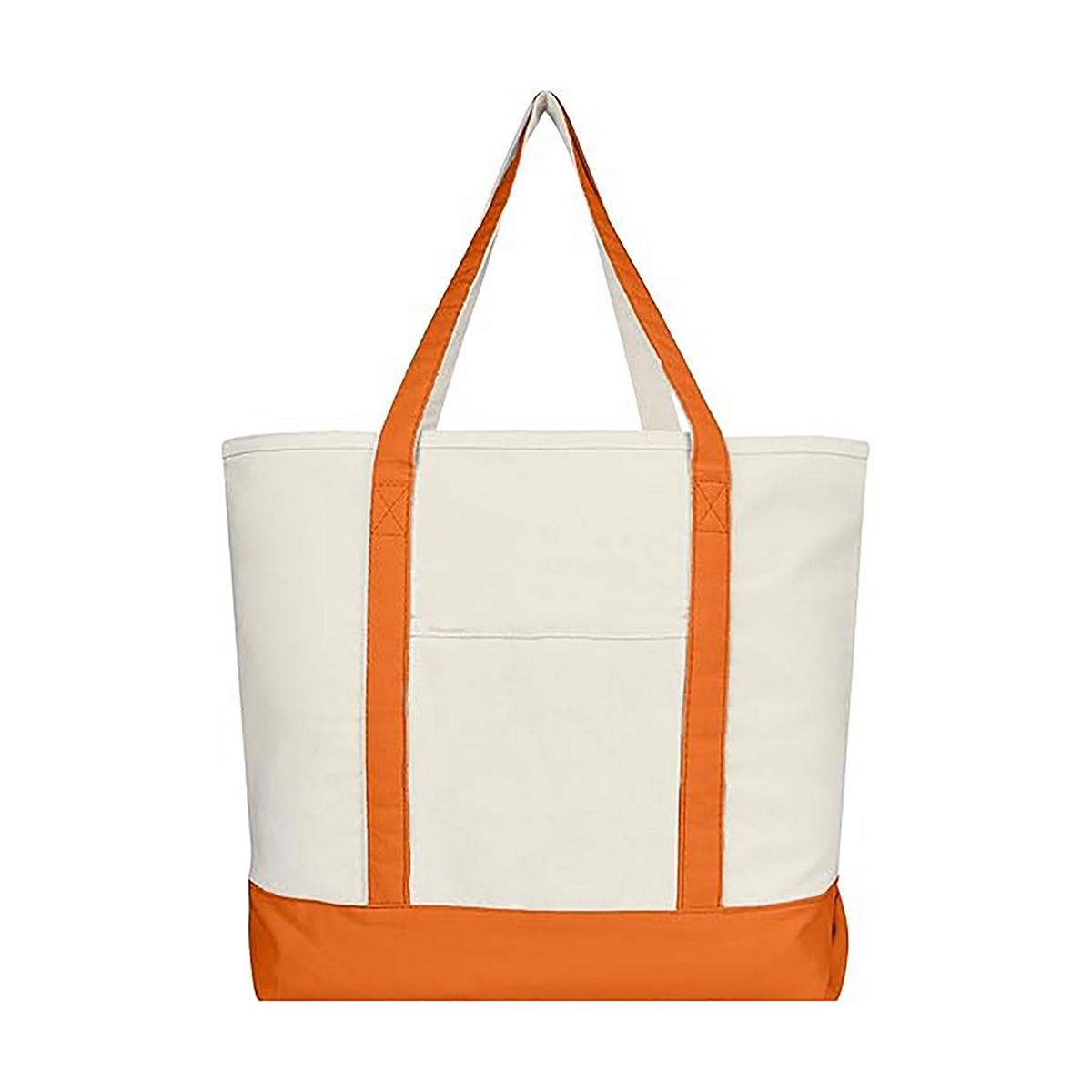 Large Canvas Tote Bag with Multiple Pockets