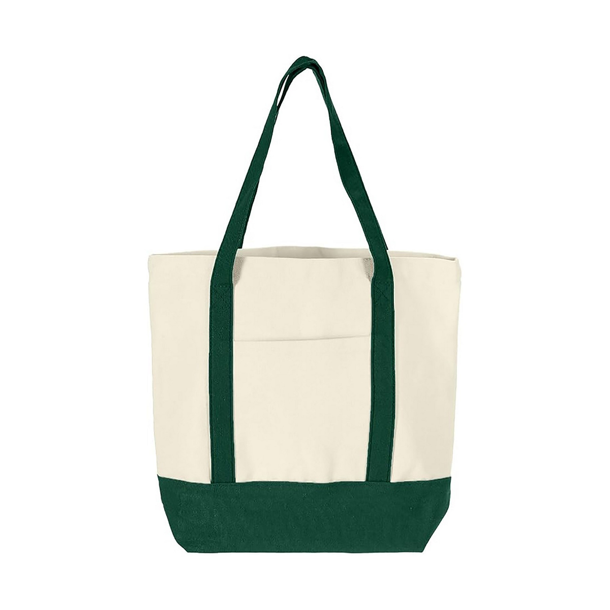 Large Canvas Tote Bag with Multiple Pockets