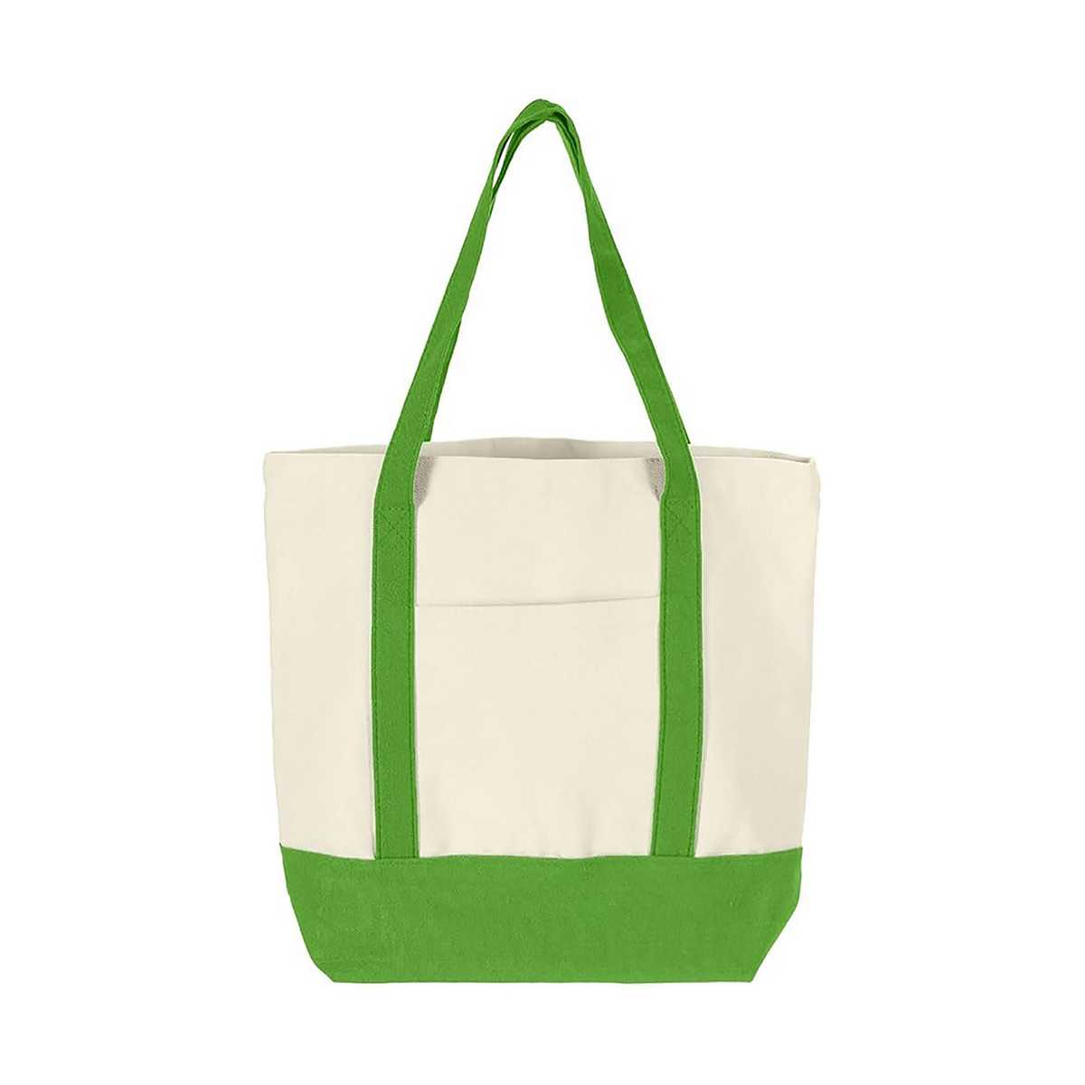 Large Canvas Tote Bag with Multiple Pockets