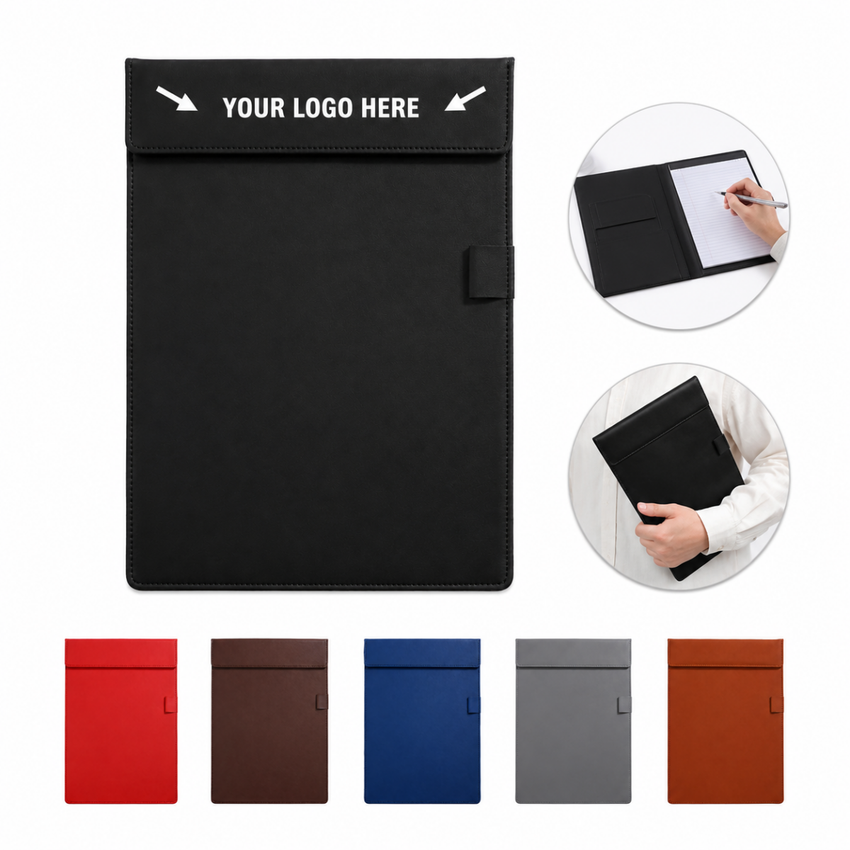 Leather Writing Pad A4 Clipboard
