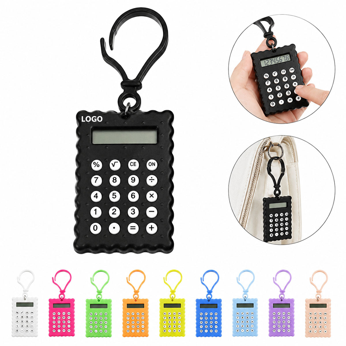 Mini Calculator Keychain