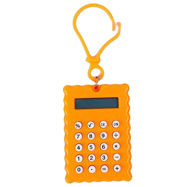 Mini Calculator Keychain