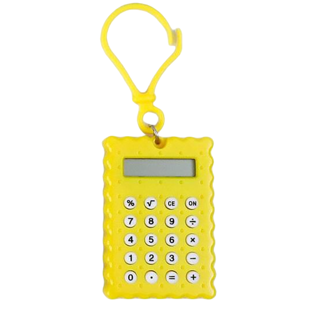 Mini Calculator Keychain