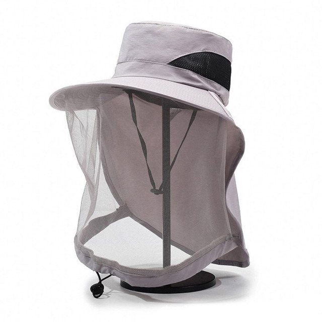 Mosquito Repellent Fishing Hat with Face Cover