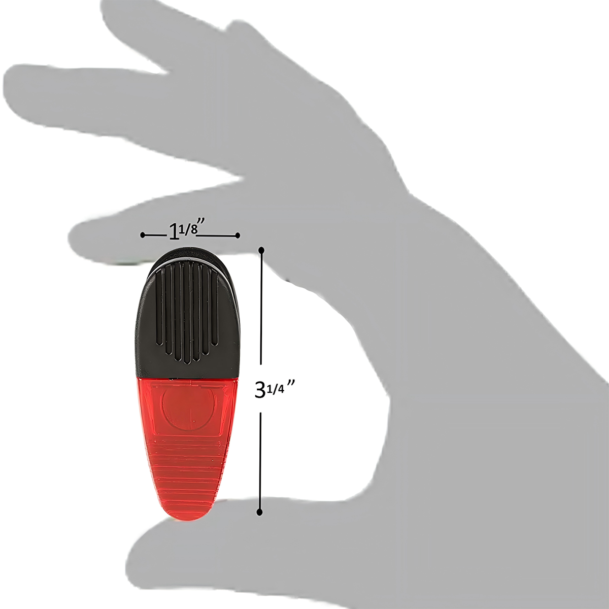 Multi-Purpose Magnetic Plastic Clip Translucent