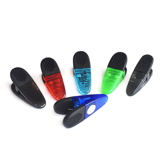 Multi-Purpose Magnetic Plastic Clip Translucent