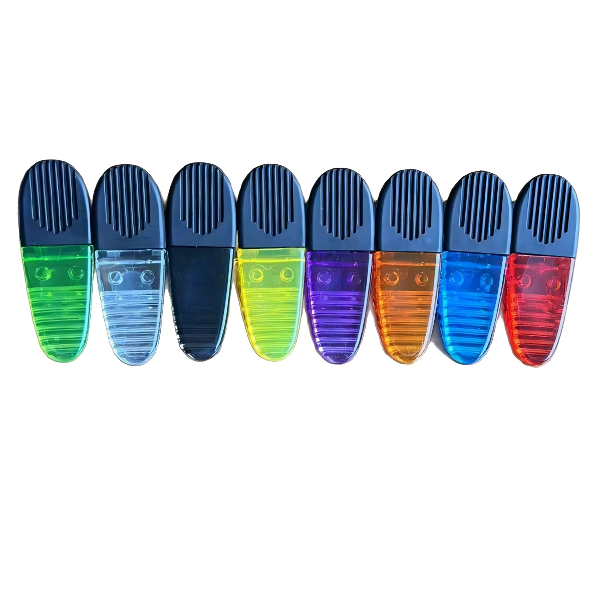 Multi-Purpose Magnetic Plastic Clip Translucent