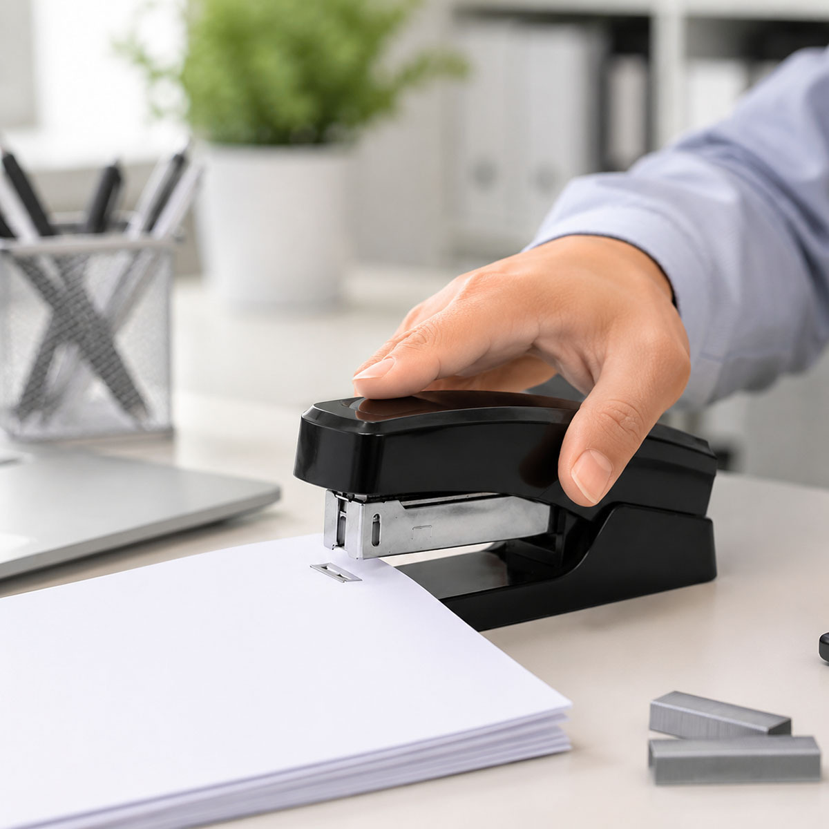 Office Plastic Stapler