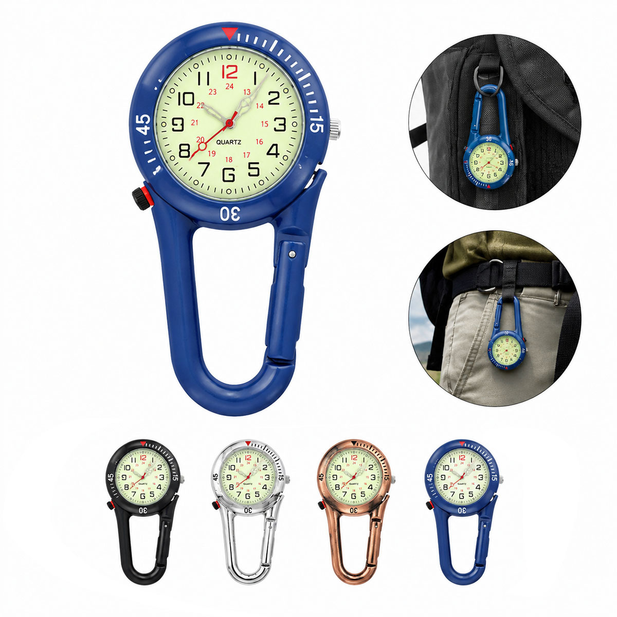 Outdoor Multifunctional Carabiner Watch