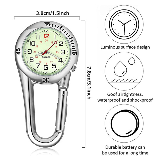 Outdoor Multifunctional Carabiner Watch