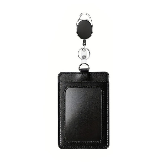 PU Card Sleeve With Retractable Badge Reel