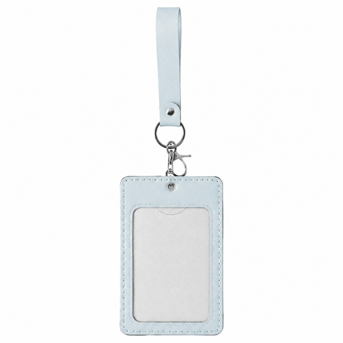 PU Leather Card Holder With Lanyard Badge