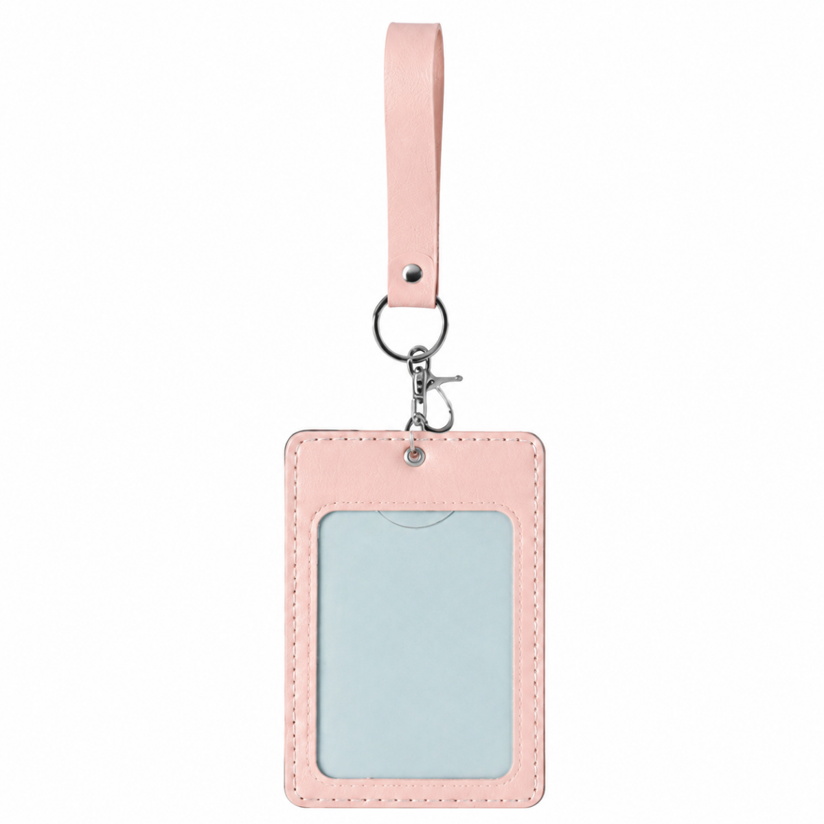 PU Leather Card Holder With Lanyard Badge