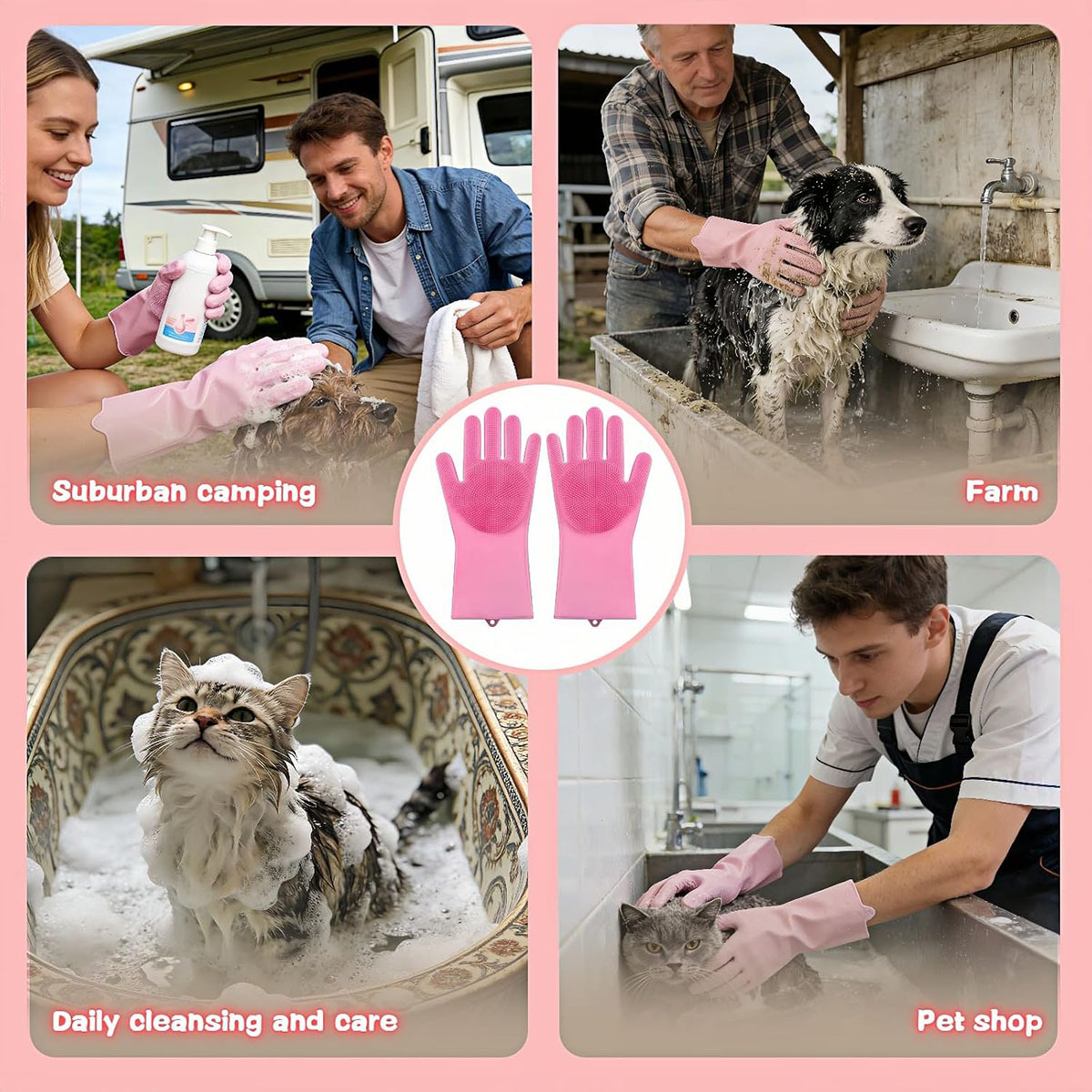 Pet Massage Gloves