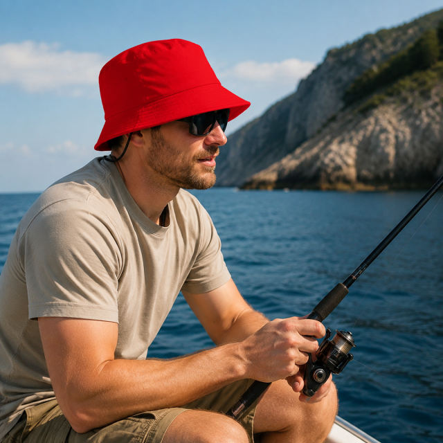 Polyester Outdoor Fishing Hat