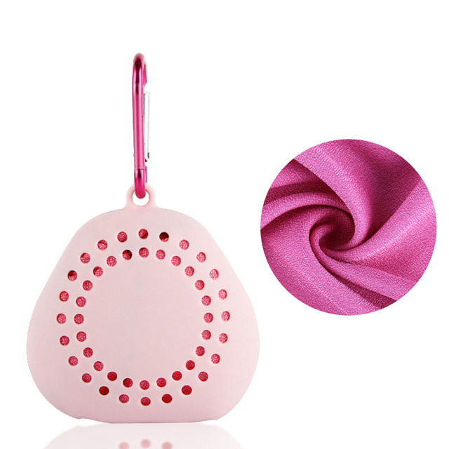 Portable Cooling Towel with Silicone Case
