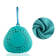 Portable Cooling Towel with Silicone Case