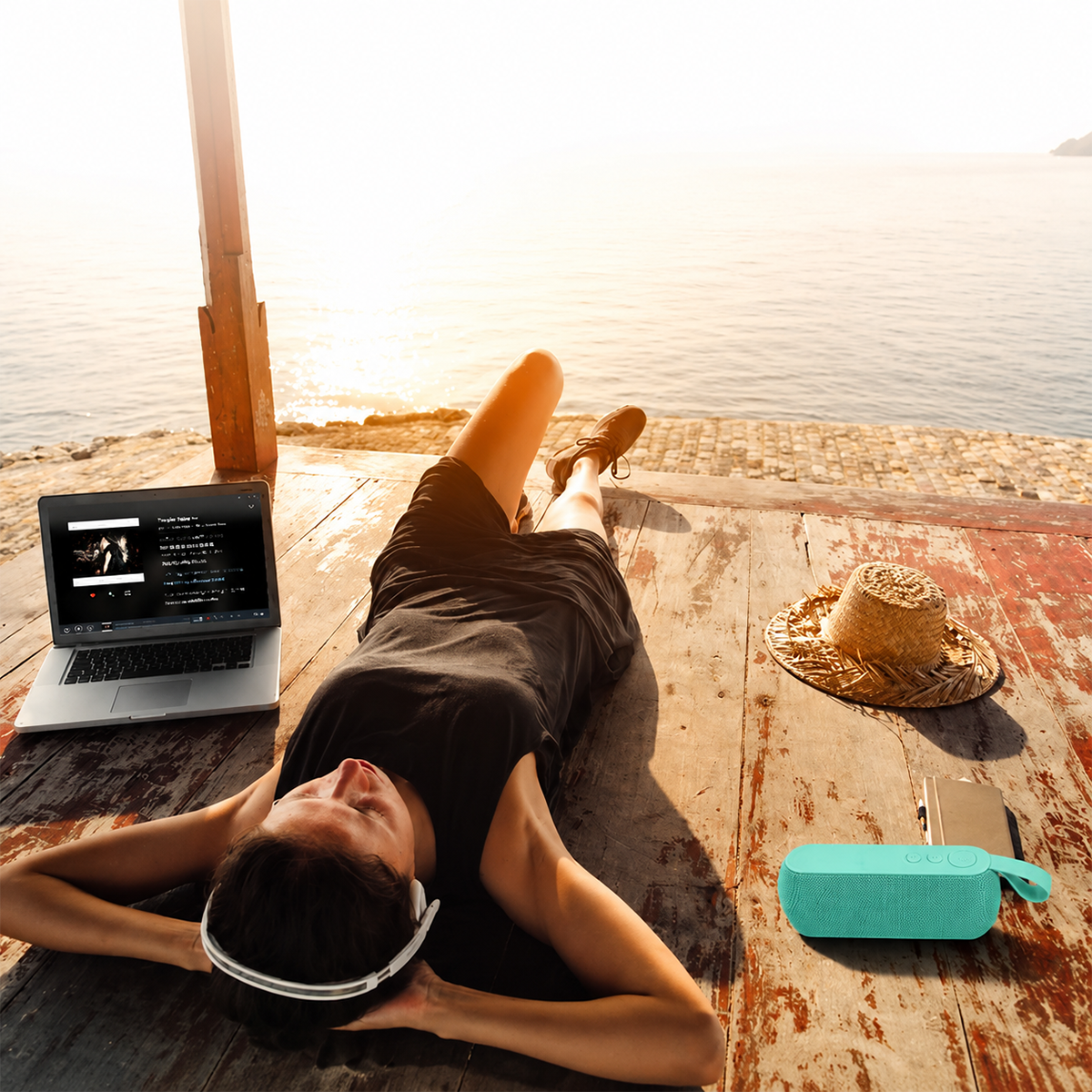 Portable Fabric Wireless Bluetooth Speaker