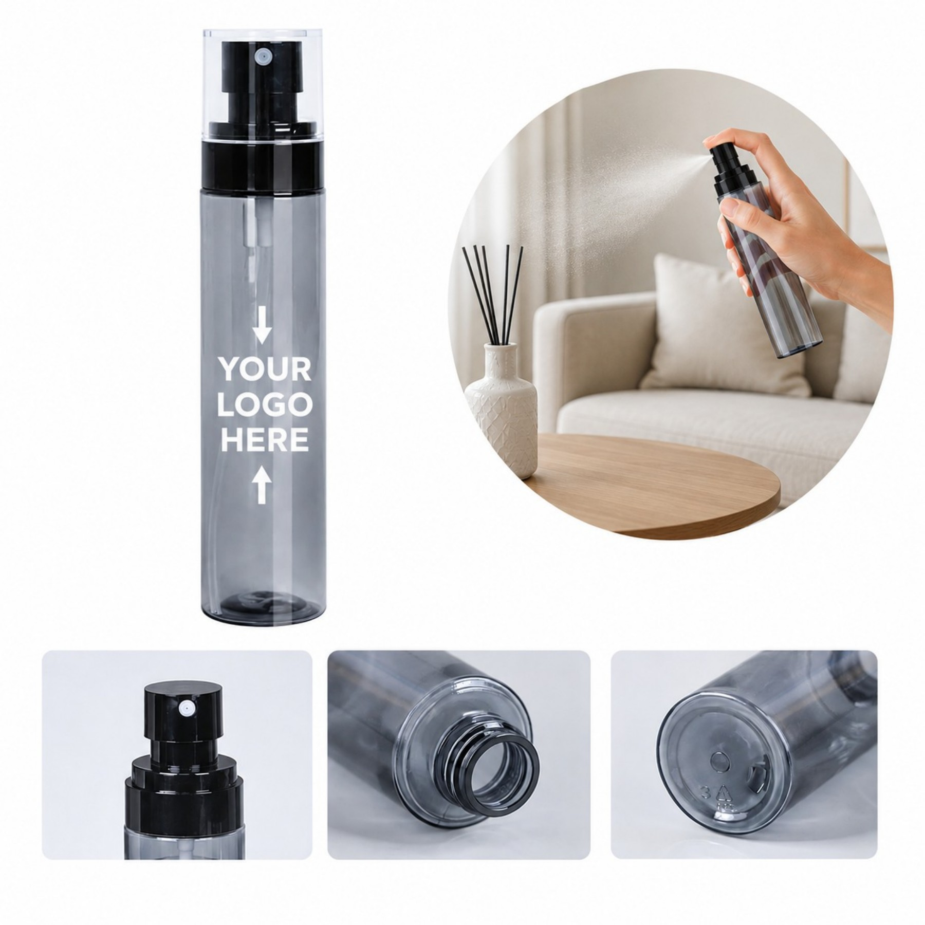 Portable Fine Mist Spray Bottle