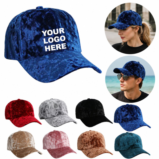 Premium Velvet Baseball Cap