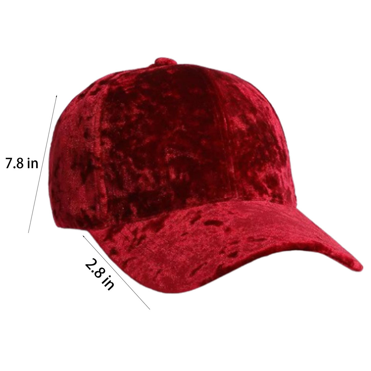 Premium Velvet Baseball Cap