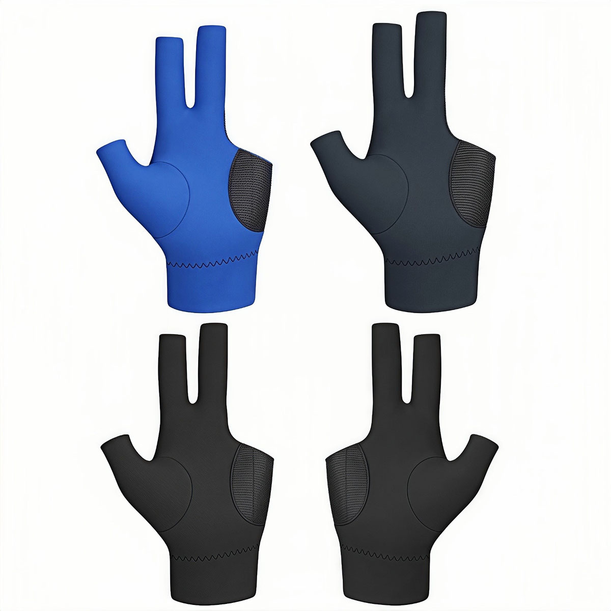 Professional Three Finger Billiard Gloves