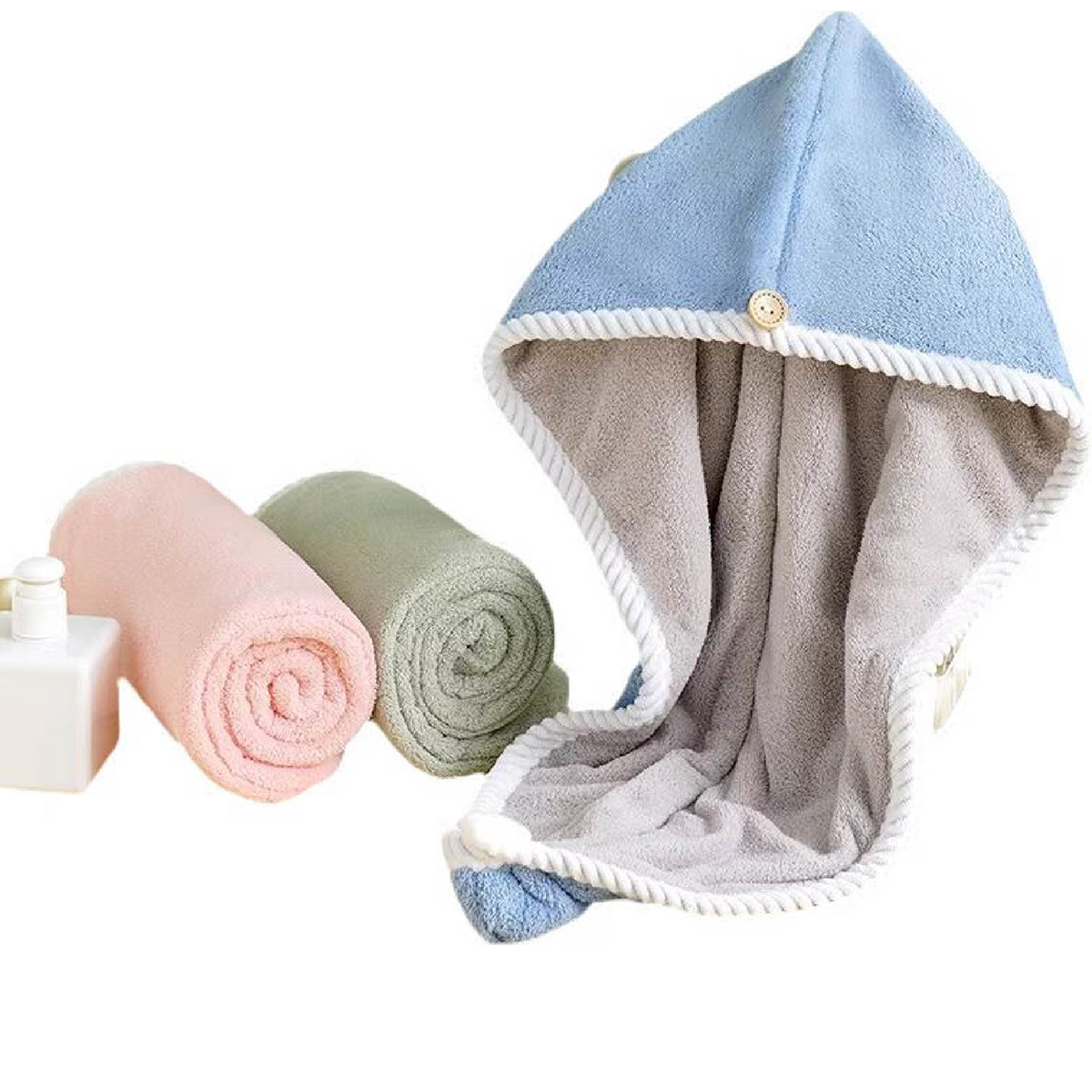Quick Dry Hair Towel Cap