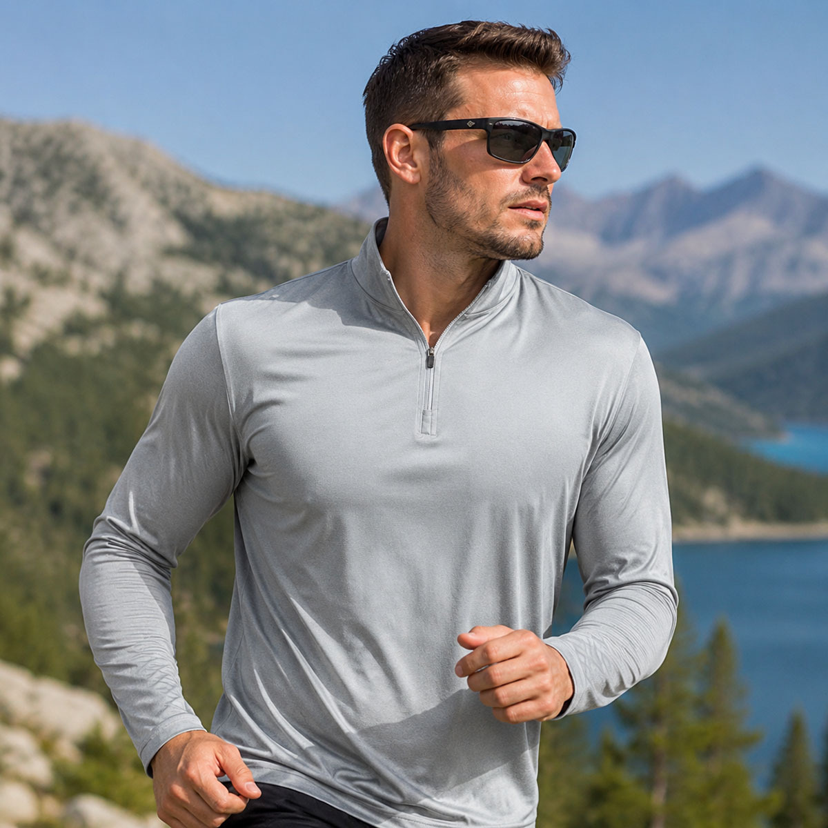 Quick Dry Quarter Zip Pullover