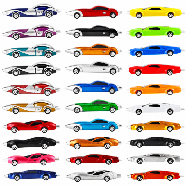 Racing Car Novelty Ballpoint Pen with Wheels