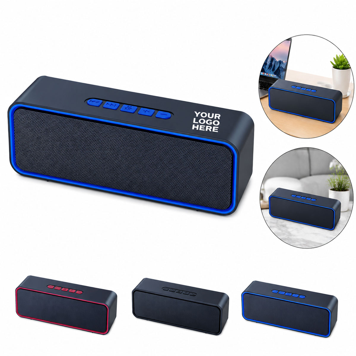 Rectangular Bluetooth Subwoofer Speaker