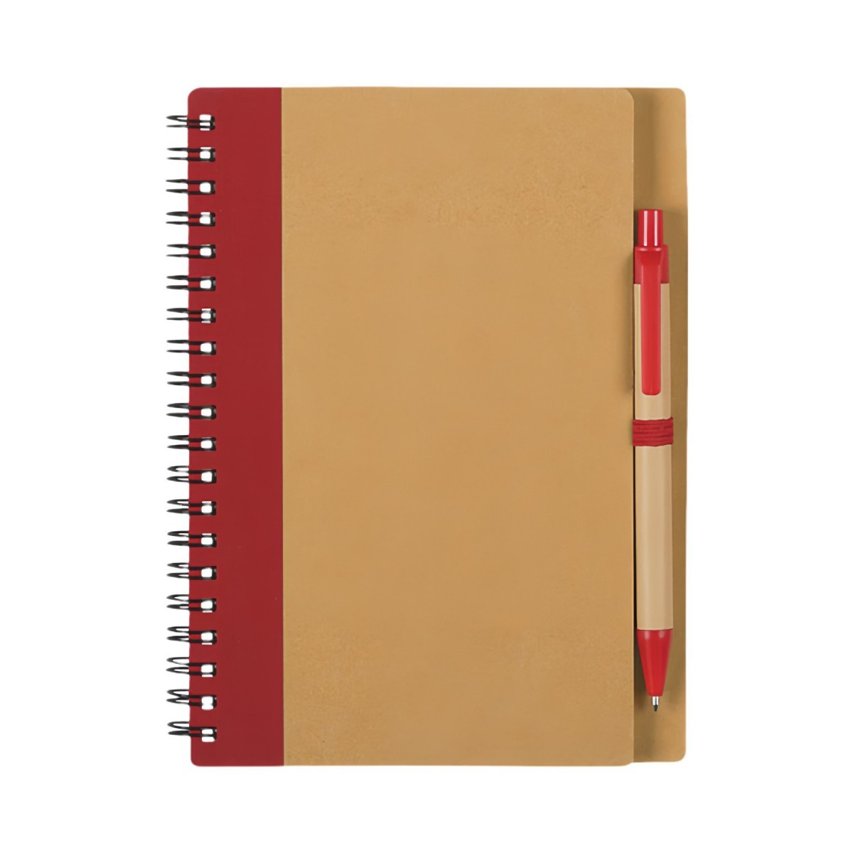 Recycled Spiral Notebook With Pen