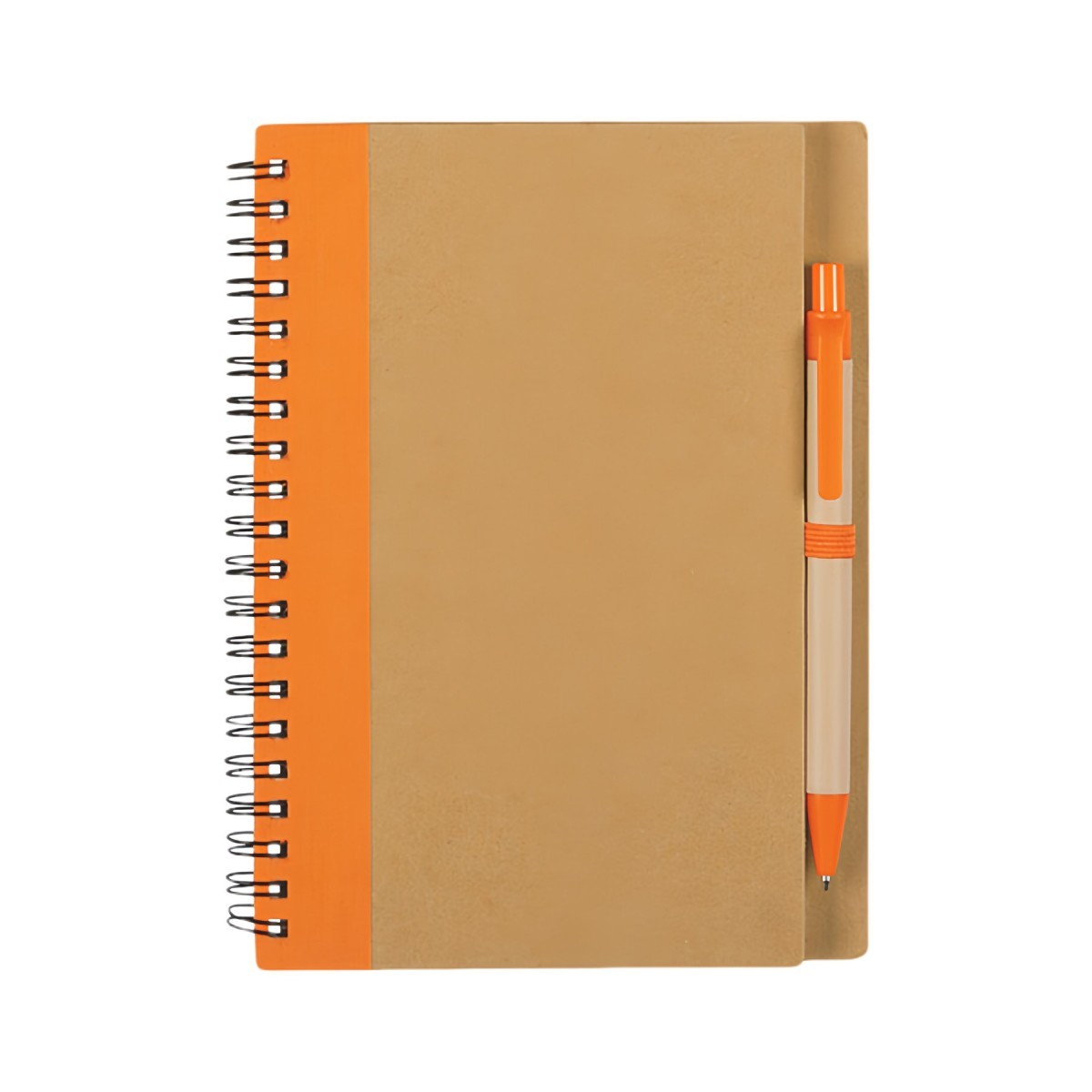 Recycled Spiral Notebook With Pen