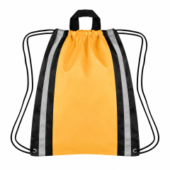 Reflective Stripes Drawstring Backpack