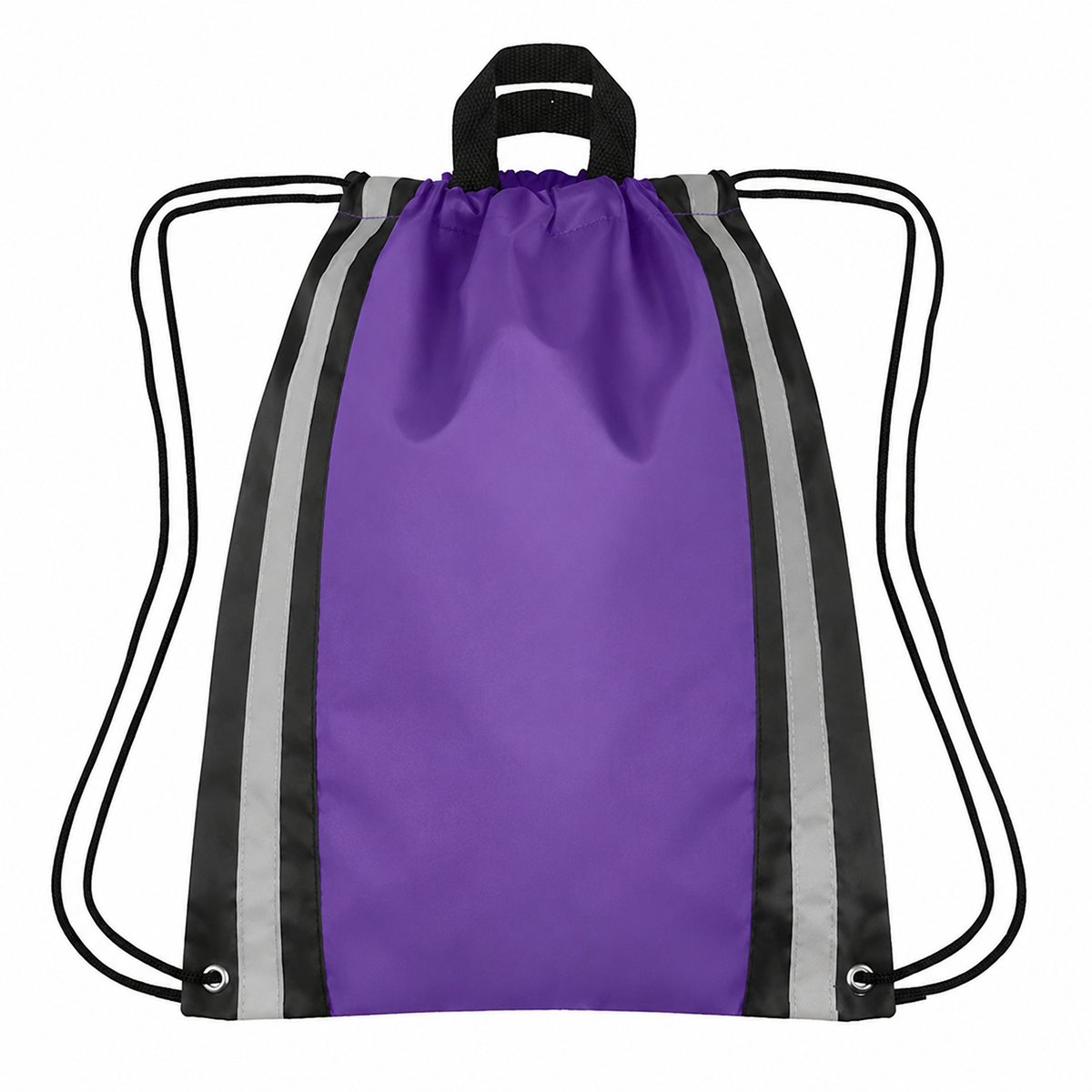 Reflective Stripes Drawstring Backpack