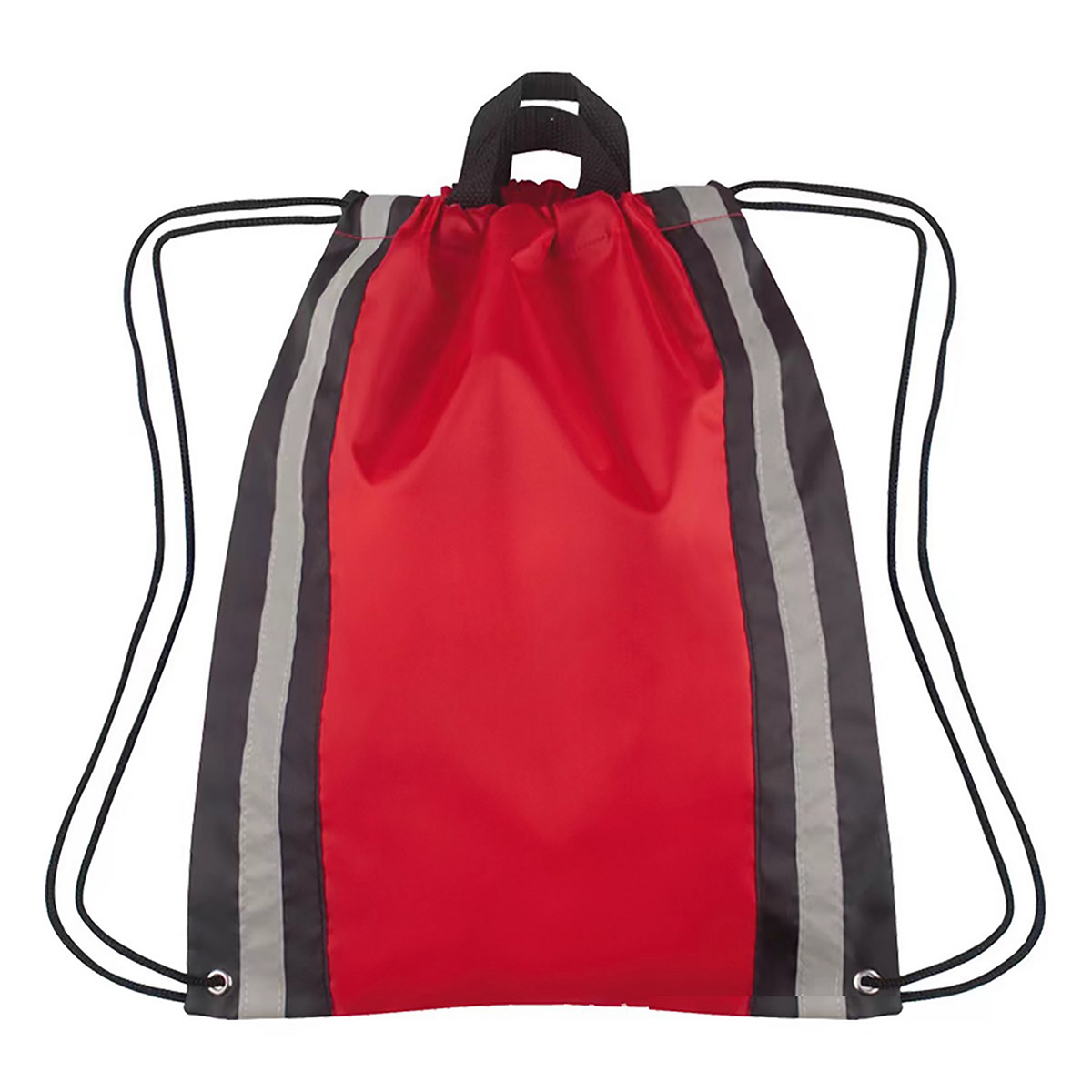 Reflective Stripes Drawstring Backpack