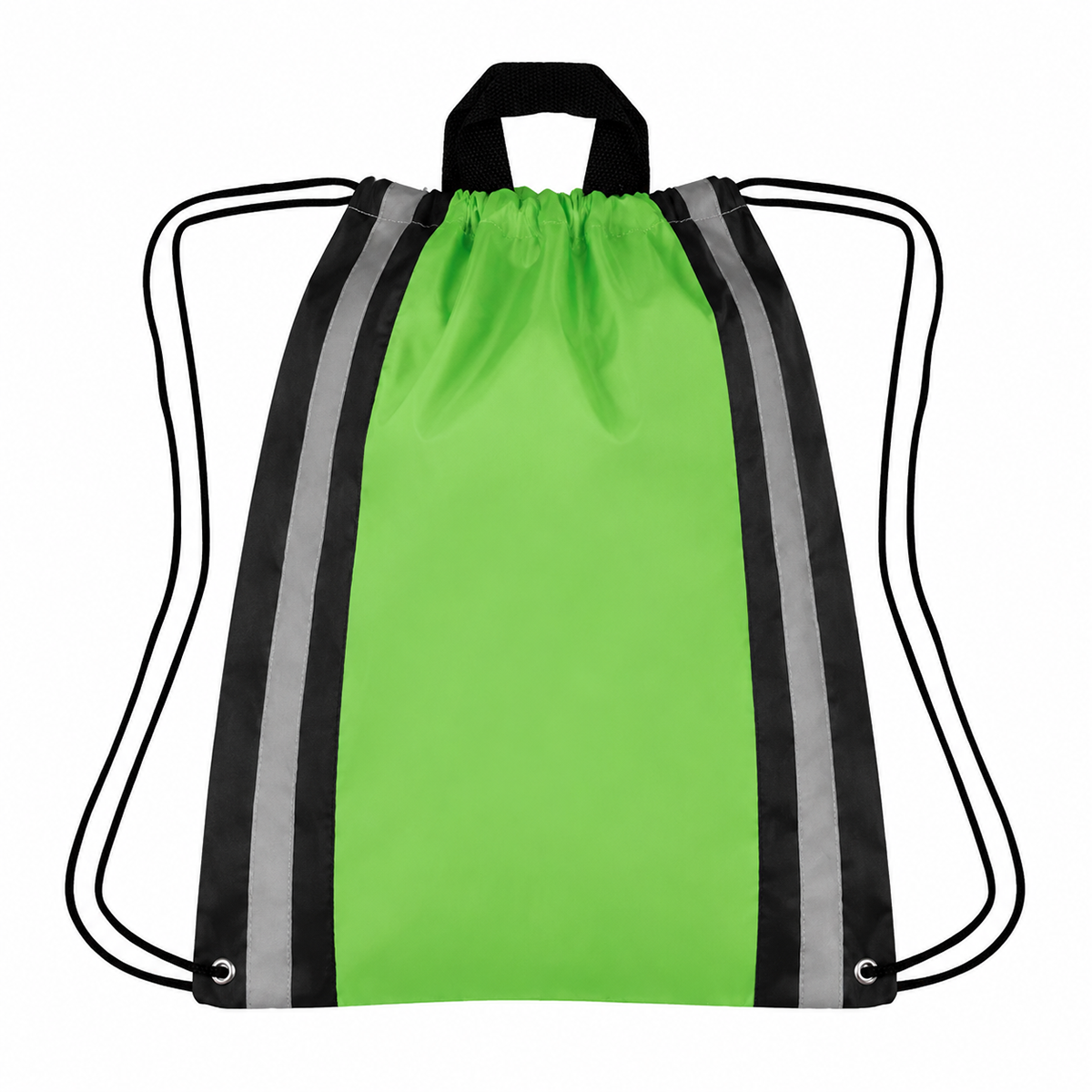 Reflective Stripes Drawstring Backpack