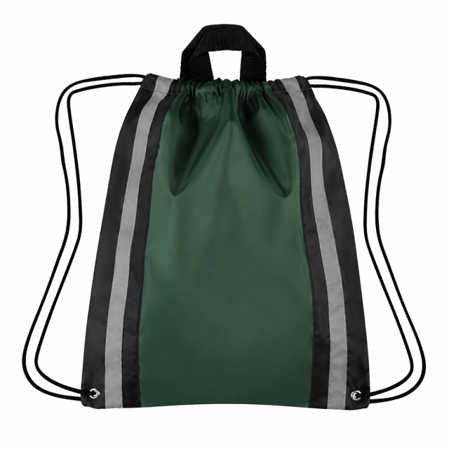 Reflective Stripes Drawstring Backpack