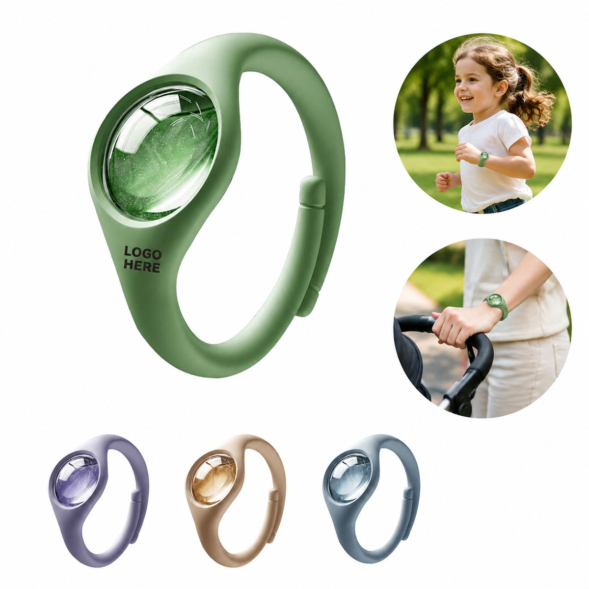 Silicone Mosquito Repellent Bracelet Band