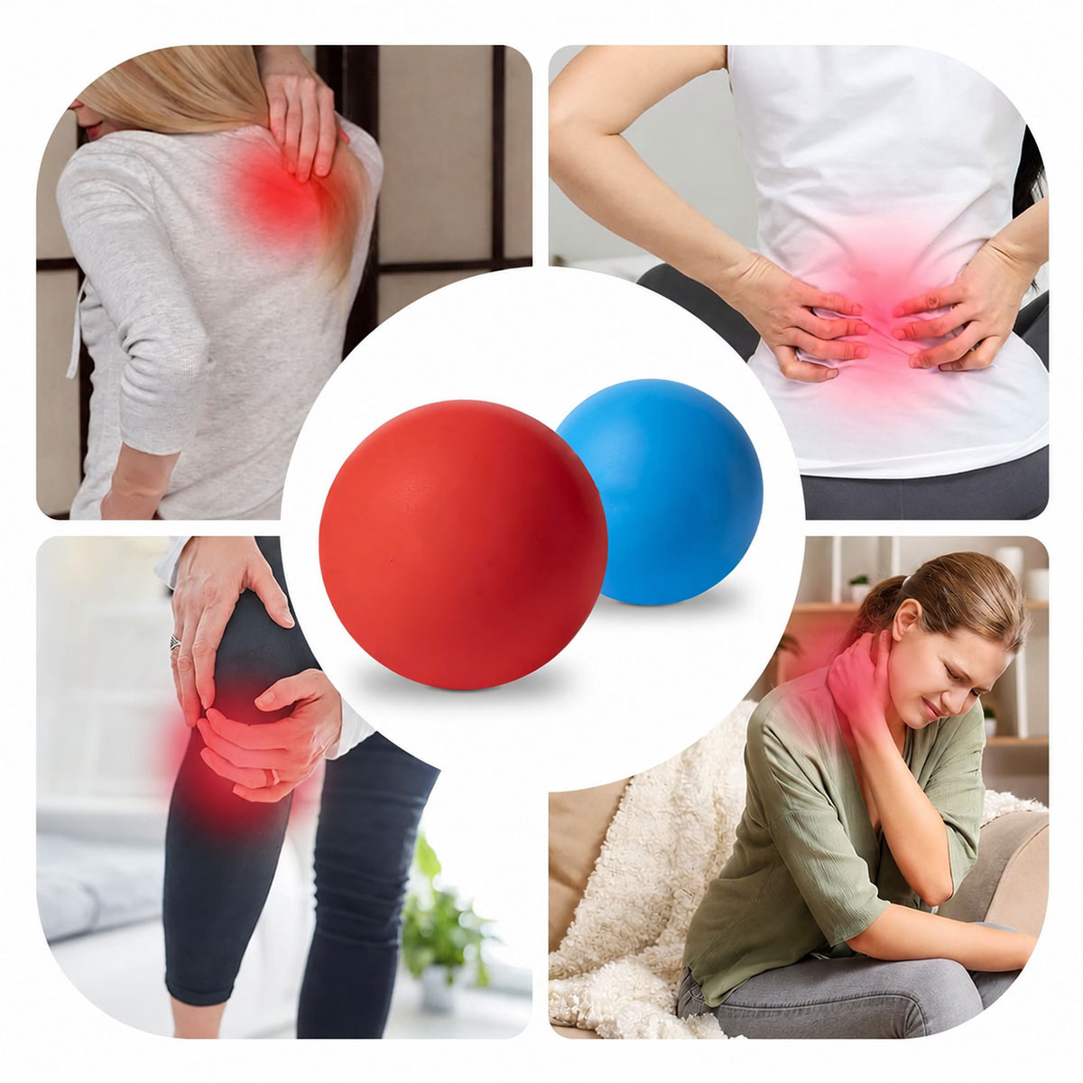 Silicone Muscle Release Ball