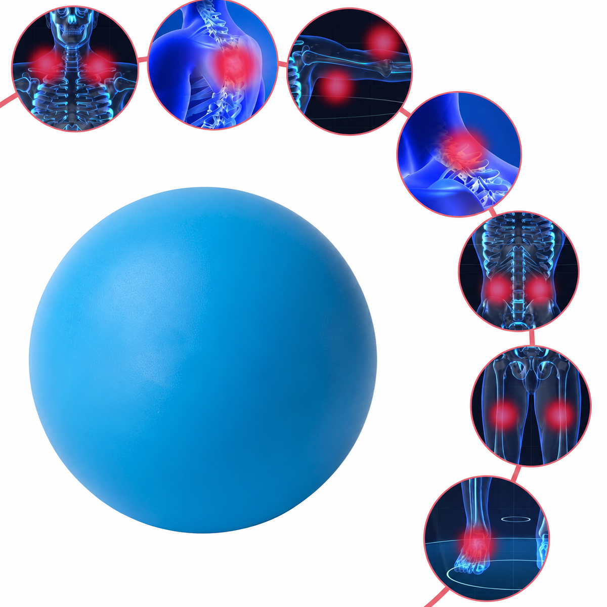 Silicone Muscle Release Ball