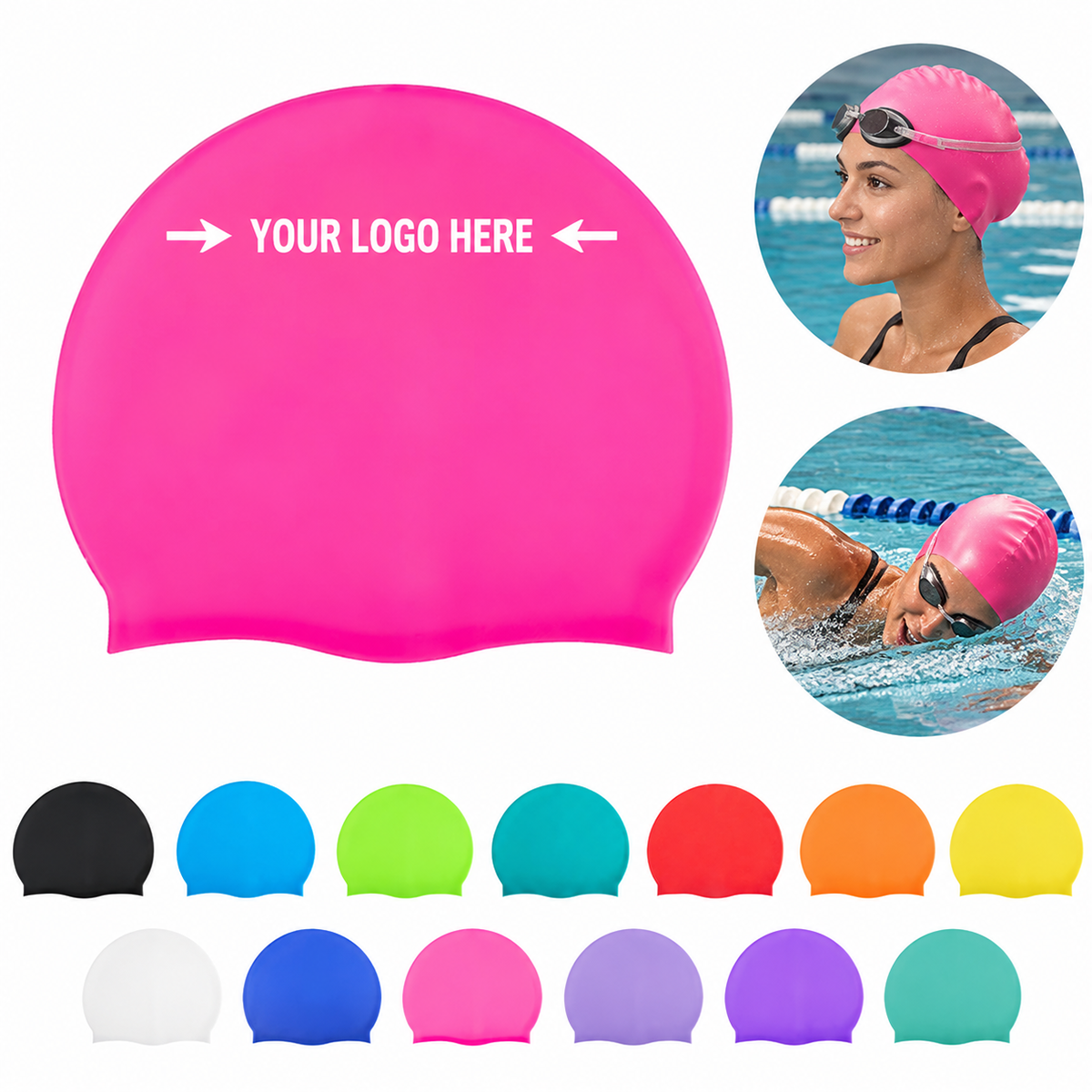 Silicone Swim Cap