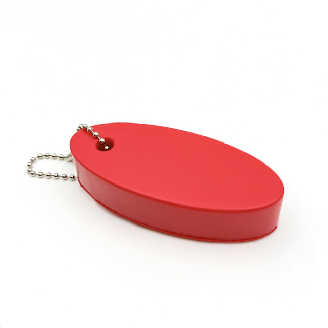 Soft Oval Floating Keychain