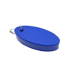 Soft Oval Floating Keychain