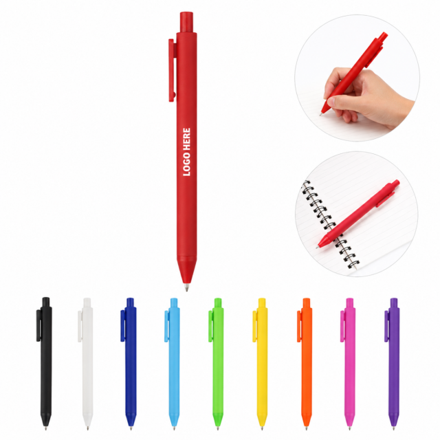 Soft Touch Retractable Ballpoint Pen